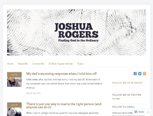 Tablet Screenshot of joshuarogers.com